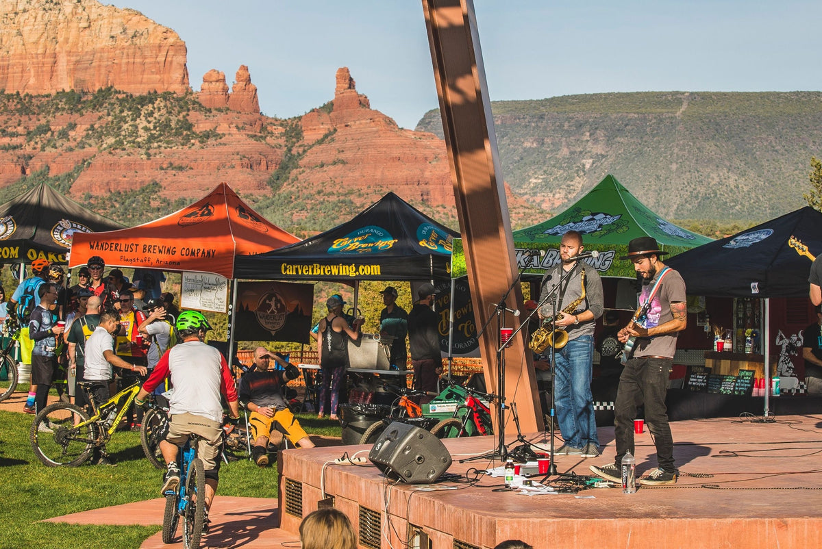 Mountain bike festival riding