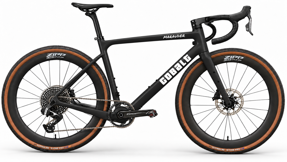 cobalt marauder matte black sram axes XPLR