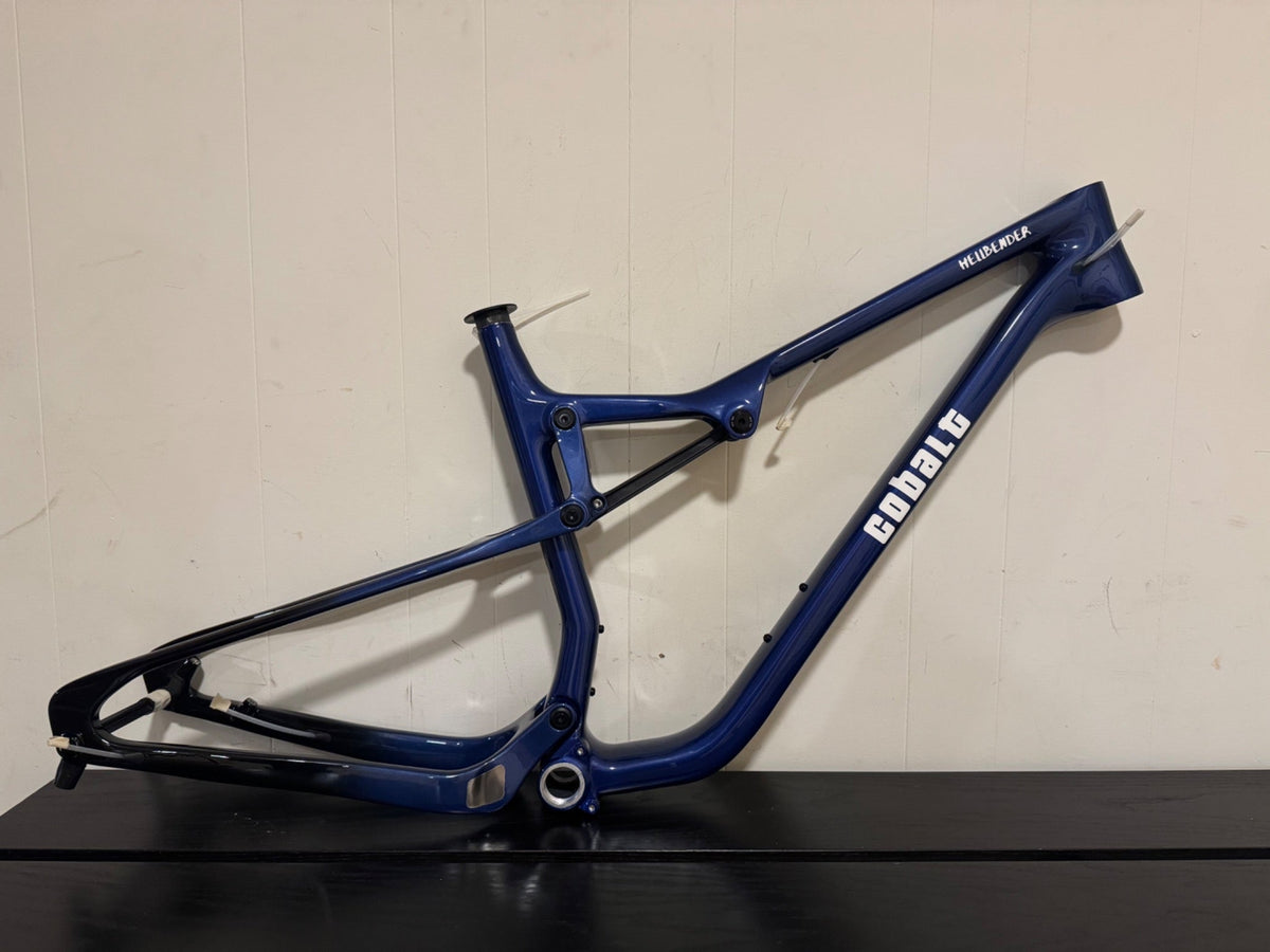 Blue Cobalt Hellbender carbon full-suspension frame