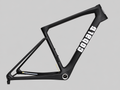 Cobalt Spitfire matte black carbon road frame with white decals