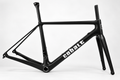 Cobalt Spitfire matte black carbon road frameset with white Cobalt graphics
